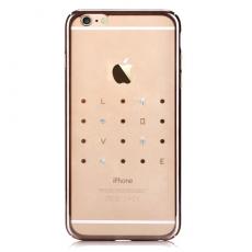 Devia - Devia Crystal Love skal till Apple iPhone 6(S) Plus - Guld