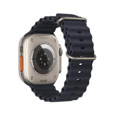 Forcell - Forcell Apple Watch (38/40/41mm) Armband F-Design - Marinblå