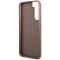 Guess - Guess Galaxy S23 Skal 4G Metal Gold Logo - Brun