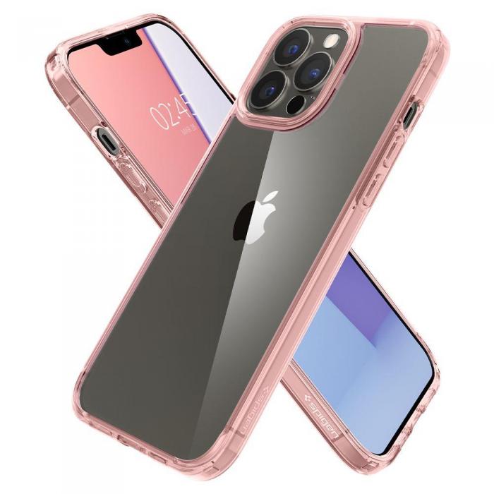 Spigen - Spigen Ultra Hybrid Skal iPhone 13 Pro - Rosa Crystal
