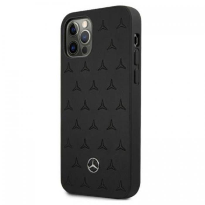 UTGATT5 - Mercedes iPhone 12/12 Pro Skal Lder - Svart