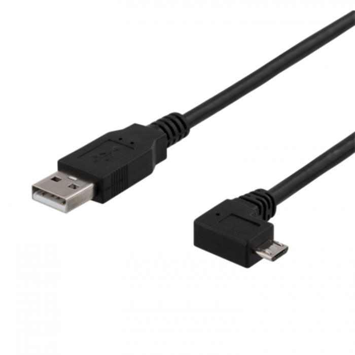 UTGATT1 - Deltaco USB-A Till Micro USB Kabel 2m - Svart