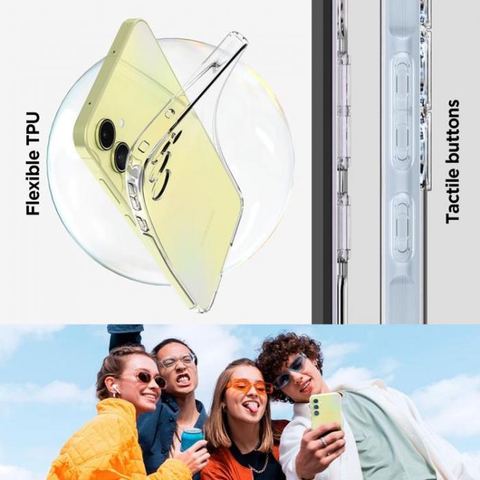 Spigen - Spigen Galaxy A55 5G Mobilskal Liquid Crystal - Clear