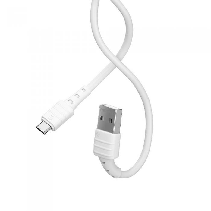 UTGATT1 - REMAX kabel USB till Micro Skin-Friendly 2,4A RC-179m vit