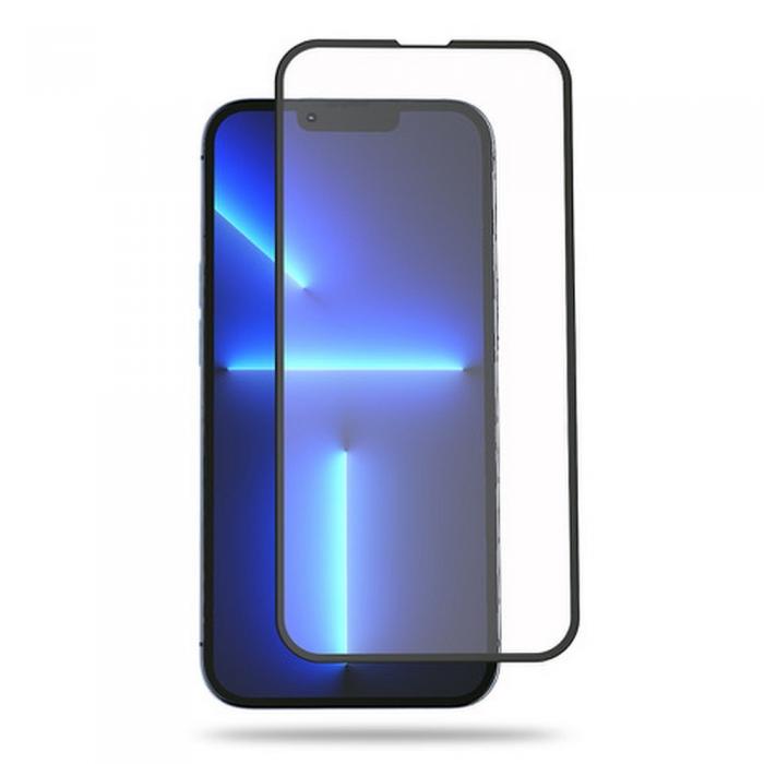 UTGATT1 - Bestsuit 5D Flexibel Hybrid Glas iPhone 13 Pro Max - Svart