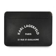 KARL LAGERFELD - Karl Lagerfeld Saffiano RSG Datorfodral 16 - Svart