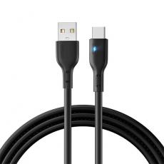 Joyroom - Joyroom Kabel USB-A till USB-C 2m - Svart