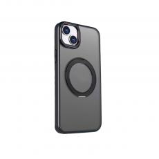 OEM - Mag Ring Rotationsfodral iPhone 14 Pro Max Svart