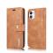 DG.MING - DG.MING Detachable kta Lder Plnboksfodral iPhone 13 Pro Max - Brun
