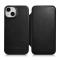 ICARER - iCarer iPhone 14 Plus Plnboksfodral Magsafe Lder - Svart