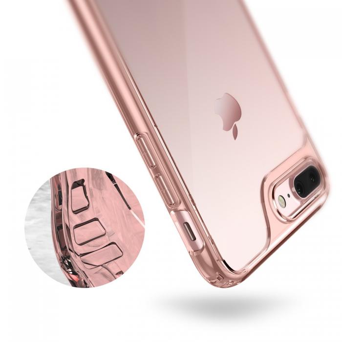 UTGATT5 - Caseology Waterfall Skal till Apple iPhone 7 Plus - Rose Gold