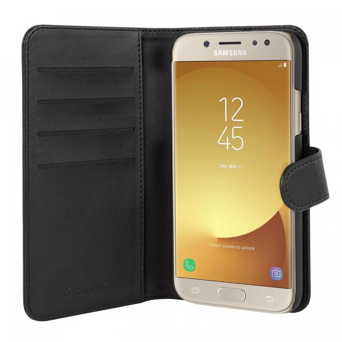 UTGATT4 - Champion Wallet Case Samsung Galaxy J5 2017 - Svart