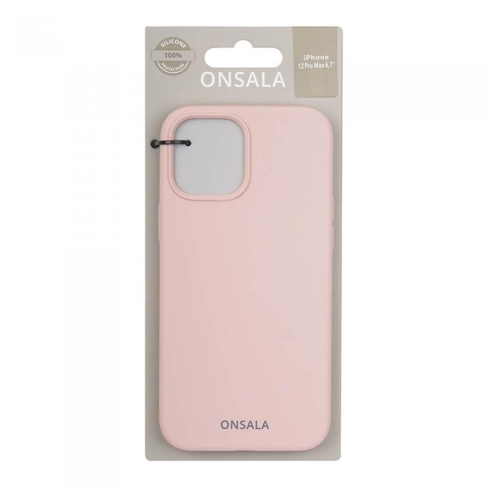 Onsala Collection - Onsala Mobilskal Silikon Sand Pink iPhone 12 Pro Max