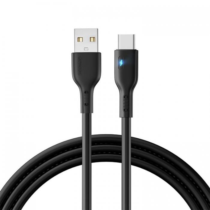 Joyroom - Joyroom Kabel USB-A till USB-C 2m - Svart