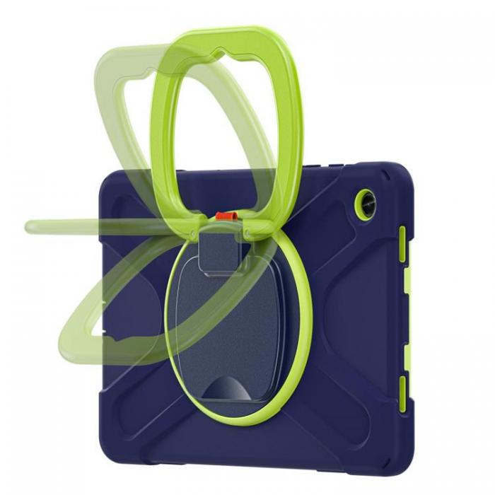 Tech-Protect - Tech-Protect Galaxy Tab A9 Fodral X-Armor - Navy/Lime