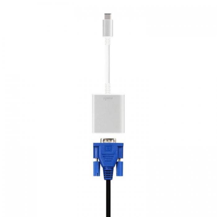 UTGATT1 - Moshi USB-C Till VGA Adapter - Vit