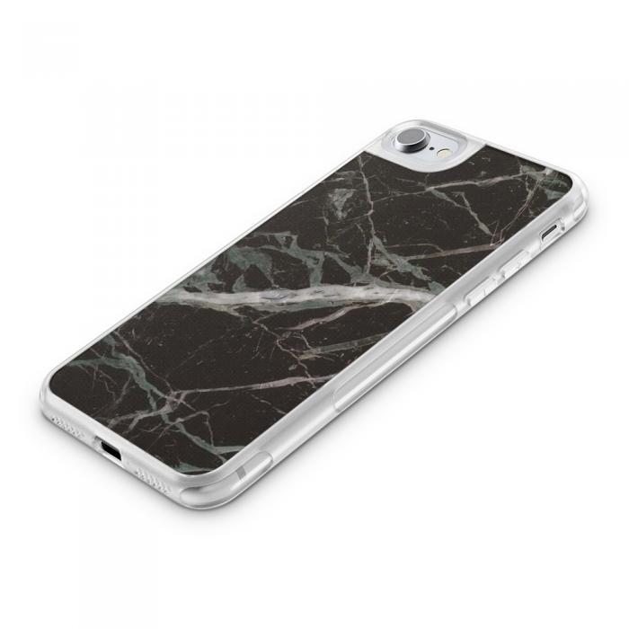UTGATT5 - Fashion mobilskal till Apple iPhone 8 Plus - Marble - Svart