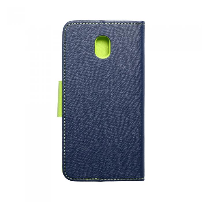Forcell - Fancy Plnboksfodral till Samsung Galaxy J5 2017 navy/lime