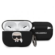 KARL LAGERFELD - Karl Lagerfeld Skal Airpods Pro Silikon Ikonik Karl - Svart