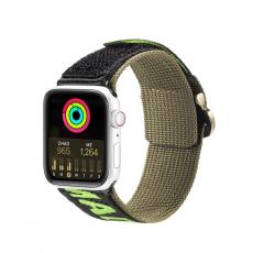 Dux Ducis - Dux Ducis Apple Watch 4/5/6/7/8/SE/Ultra (49/45/44/42mm) Armband Nylon - Grön