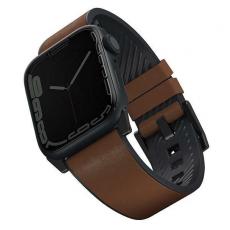 UNIQ - UNIQ Straden Apple Watch Läder 42/44/45mm - Brun