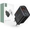 Tech-Protect - Tech-Protect C30W 2-Port Ntverk Laddare PD30W/QC3.0 - Svart