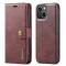 DG.MING - DG.MING iPhone 14 Plnboksfodral Split Detachable Flip - Rd