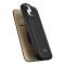ICARER - iCarer iPhone 14 Plnboksfodral Magsafe CE Lder - Svart