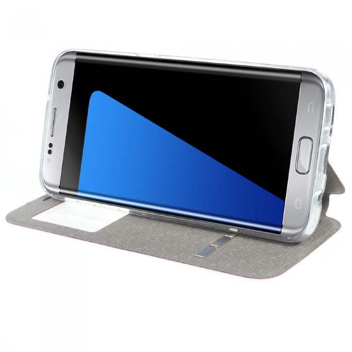 UTGATT5 - Slide to Answer fodral till Samsung Galaxy S7 Edge - Guld