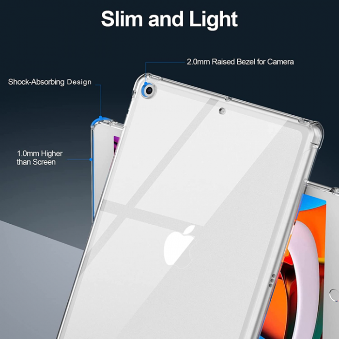 A-One Brand - iPad 10.2 (2019/2020/2021) Skal Shockproof TPU - Clear