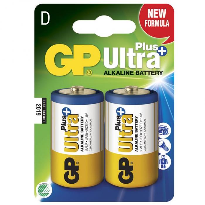 UTGATT1 - GP Ultra Plus Alkaline D LR20 2-p
