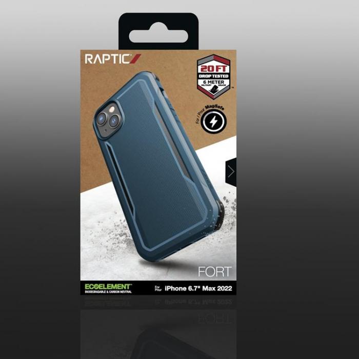 Raptic - Raptic iPhone 14 Plus Skal Magsafe Fort Armored - Bl