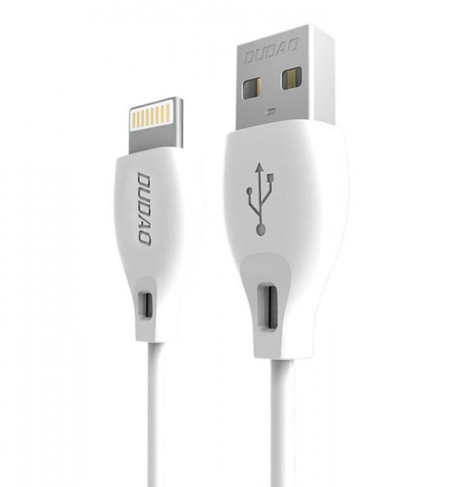 Dudao - Dudao USB Till Lightning Kabel 2m - Vit