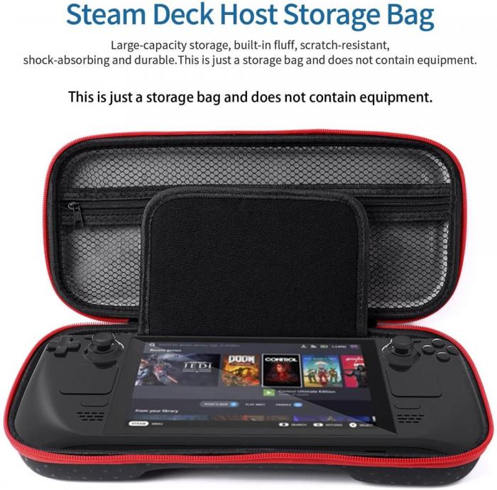 OEM - Portable Carrying Travel Storage Case Steam Deck - Svart