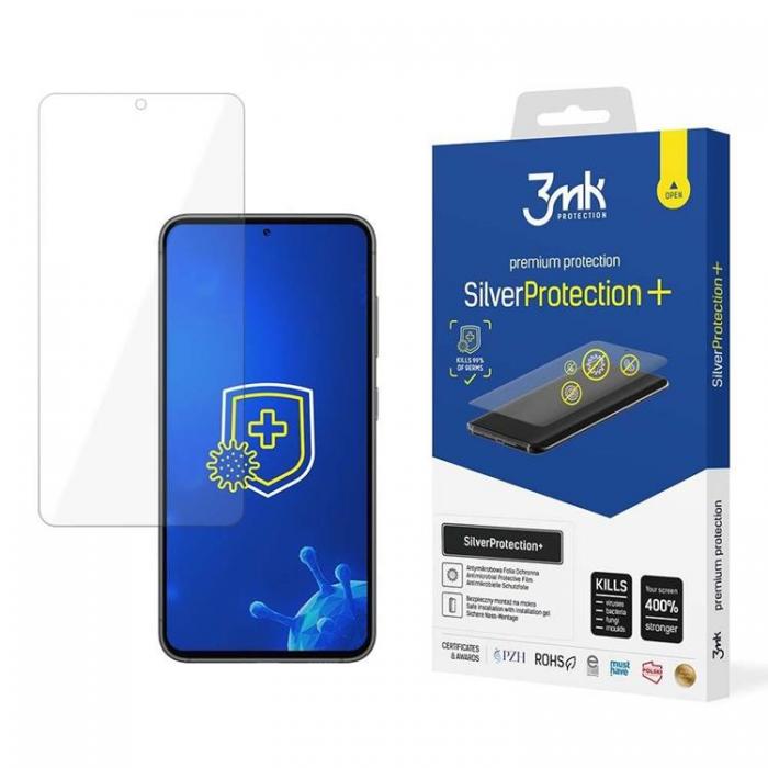 3MK - 3mk Galaxy S23 Hrdat Glas Skrmskydd Silver Protection Plus