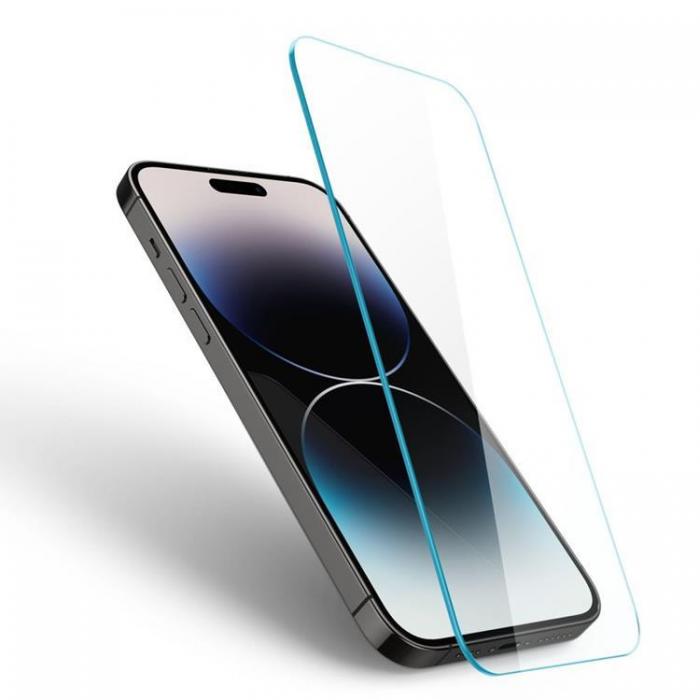 Spigen - Spigen iPhone 14 Pro Hrdat Glas Skrmskydd Privacy
