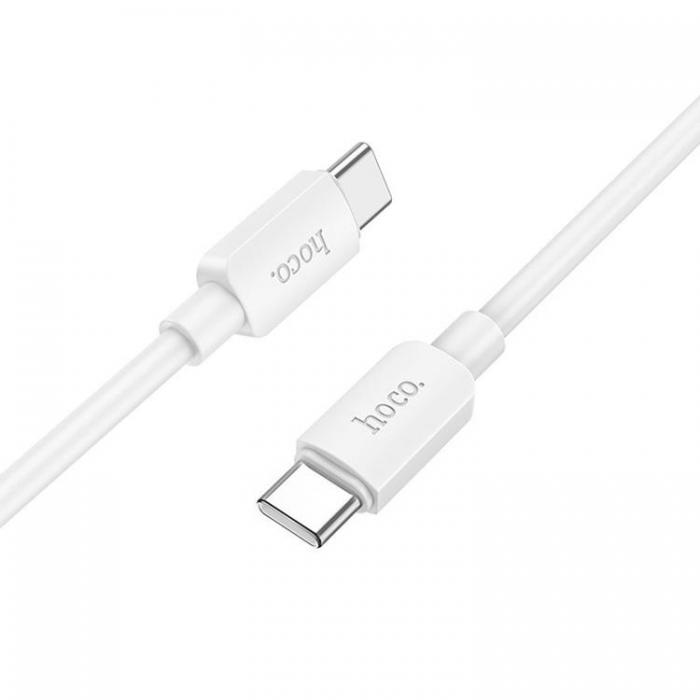 Hoco - Hoco USB-C Till USB-C Kabel 1m 100W - Vit