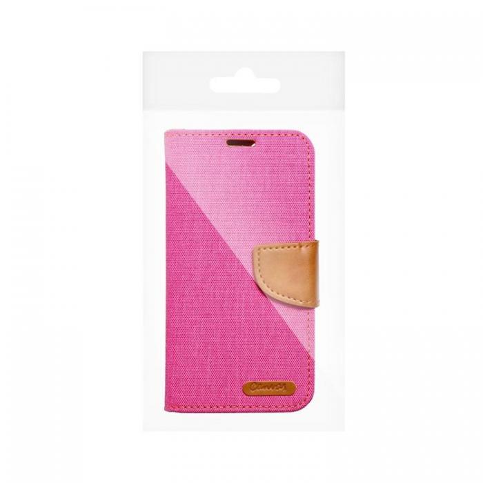 A-One Brand - Xiaomi Redmi Note 12S Plnboksfodral Canvas - Rosa