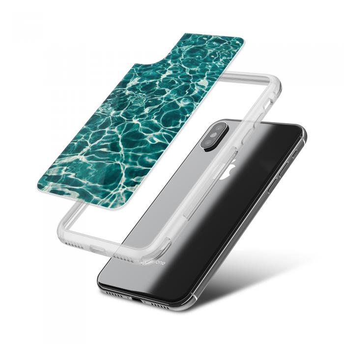 UTGATT5 - Fashion mobilskal till Apple iPhone X - Skimmrande vatten