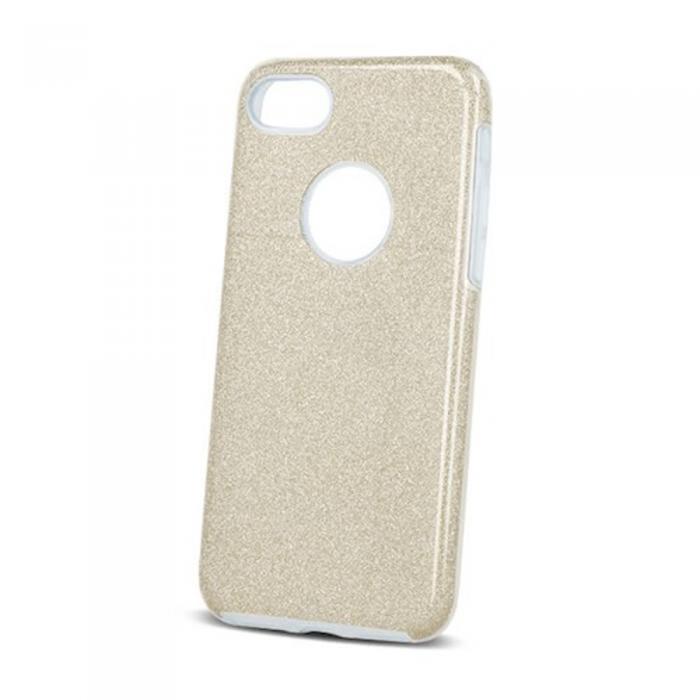 TelForceOne - Glitter 3in1 fodral till iPhone 13 - Skyddande & Stilrent, Guld
