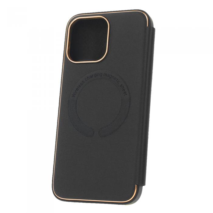 OEM - Guldfrgat Magnetfodral till iPhone 14 Pro Svart