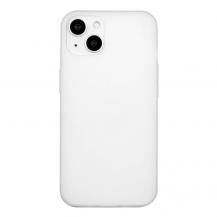 A-One Brand - iPhone 15 Plus Mobilskal TPU Matte Slim-Fit - Vit