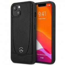 Mercedes - Mercedes iPhone 14 Plus Skal Läder Urban Bengale - Svart