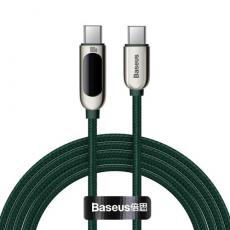 BASEUS - Baseus Power USB USB-C till USB-C Kabel 2m - Grön