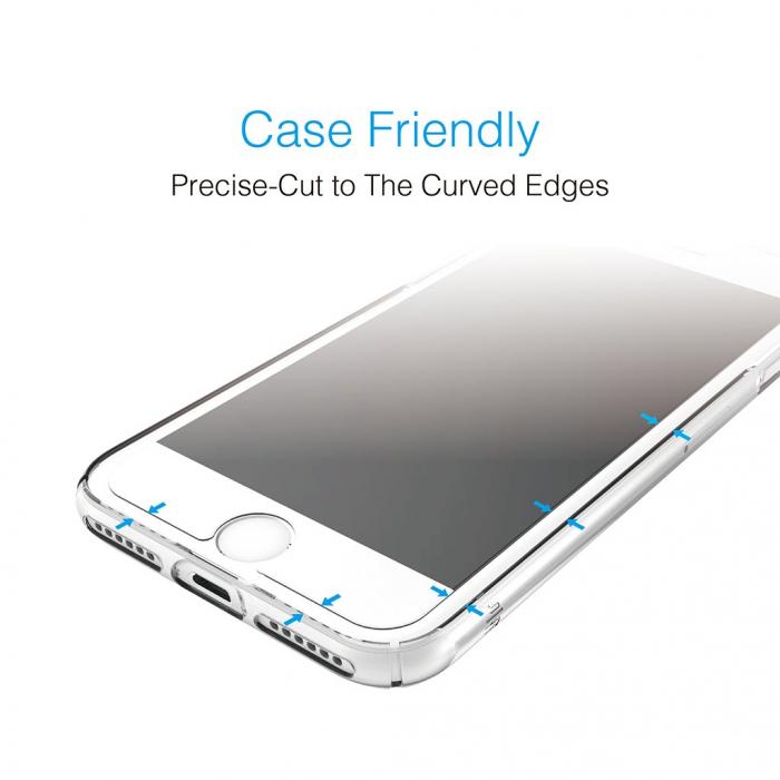 UTGATT5 - Just Mobile Xkin Tempered Glass fr iPhone 7 Plus
