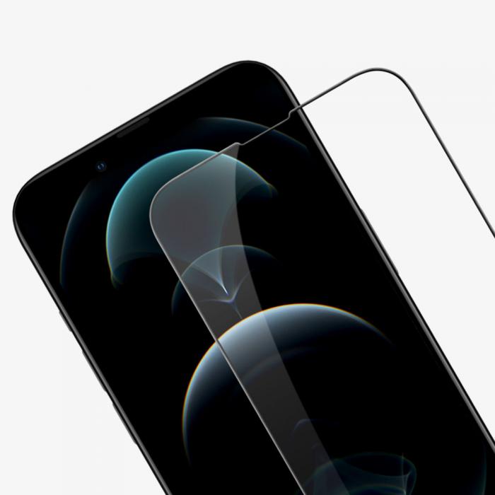 UTGATT5 - Nillkin Ultra Tunn Full Hrdat glas iPhone 13 & 13 Pro - Svart