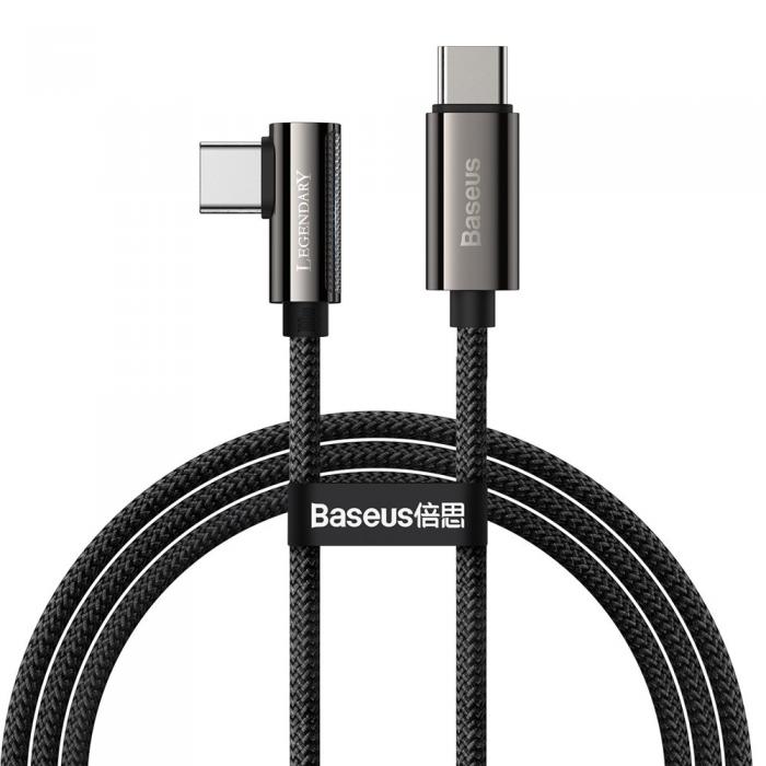 BASEUS - Baseus snabbladdning USB-C till USB-C 100W 5A 1m - Svart