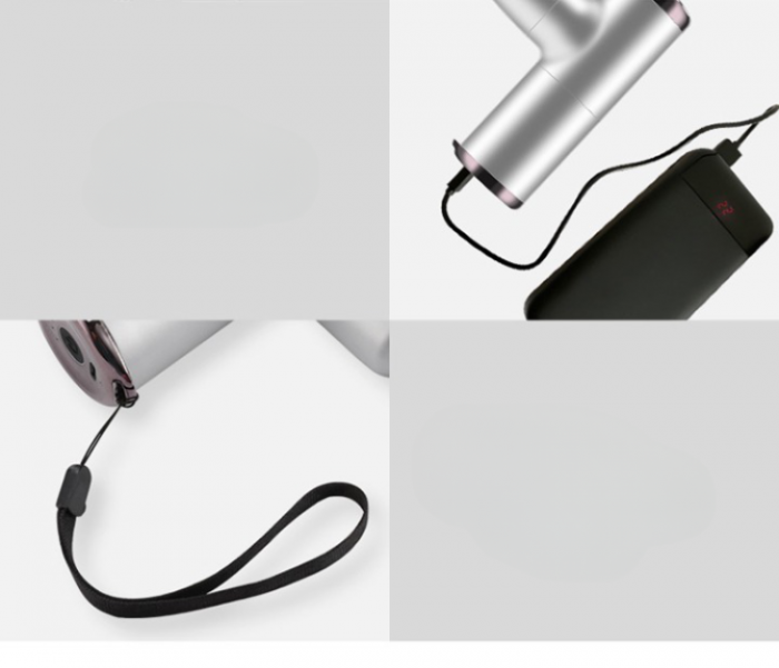 UTGATT1 - Mini Portable USB Massagepistol 328 7.4V - Svart