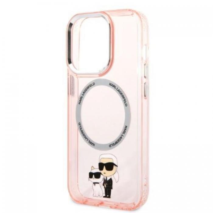 KARL LAGERFELD - Karl Lagerfeld iPhone 14 Pro Mobilskal Magsafe - Rosa