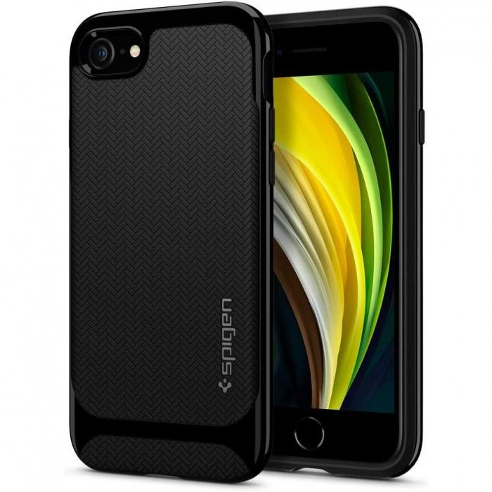 UTGATT5 - Spigen Neo Hybrid iPhone 7/8/SE 2020 Shiny Black